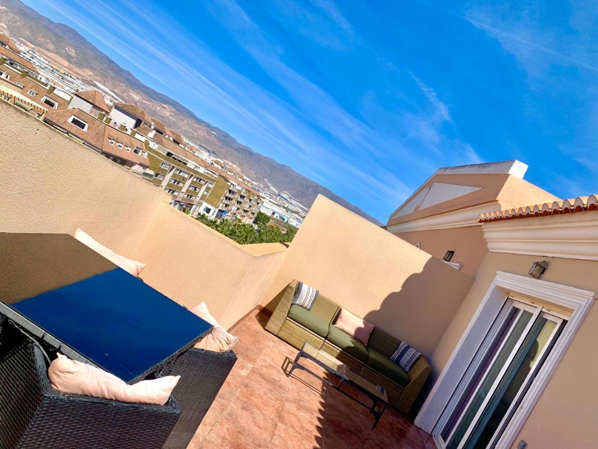 Atico Deluxe Entre Centro Y Playa Salinas Con Terraza, Wifi, Piscina Climatizada, Gym, Sauna Y Garaje -Smart Tv Roquetas de Mar Kültér fotó